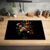 Sierlijk - Boeket - Bladeren Inductie beschermer vinyl 3mm klein -sfeer5