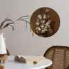 Kunst - Bloemen - Stilleven - Oude meesters - Vintage Wandcirkel behangsticker klein -sfeer3