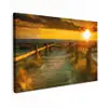 Zon - Strand - Duin - Horizon - Gras - Pad - Oranje canvas 2cm klein -z3d