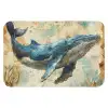 Vintage - Walvis - Watercolor - Blauw - Zeedieren WCmat klein -3d