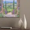 Doorkijk - Toscane - Landschap - Poort PET vilt klein -sfeer6_closeup