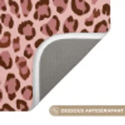 Luipaard - Patroon - Roze Badmat klein 997 -USP_AntislipFR
