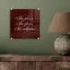She plans she glows she achieves - Rood - Cursief plexiglas 5mm klein -sfeer3