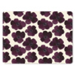 Bloemen - Aquarel - Paars muismat rubber klein 262 -3d
