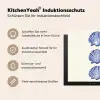 Schelpen - Blauw - Patroon Inductie beschermer vinyl 3mm middel -tsfeer2_DE