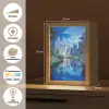 Stad Kuala Lumpur - Skyline - Wolkenkrabbers - Water Light Box met kabel (Tafellamp) klein -USP_websiteoverzichtNL