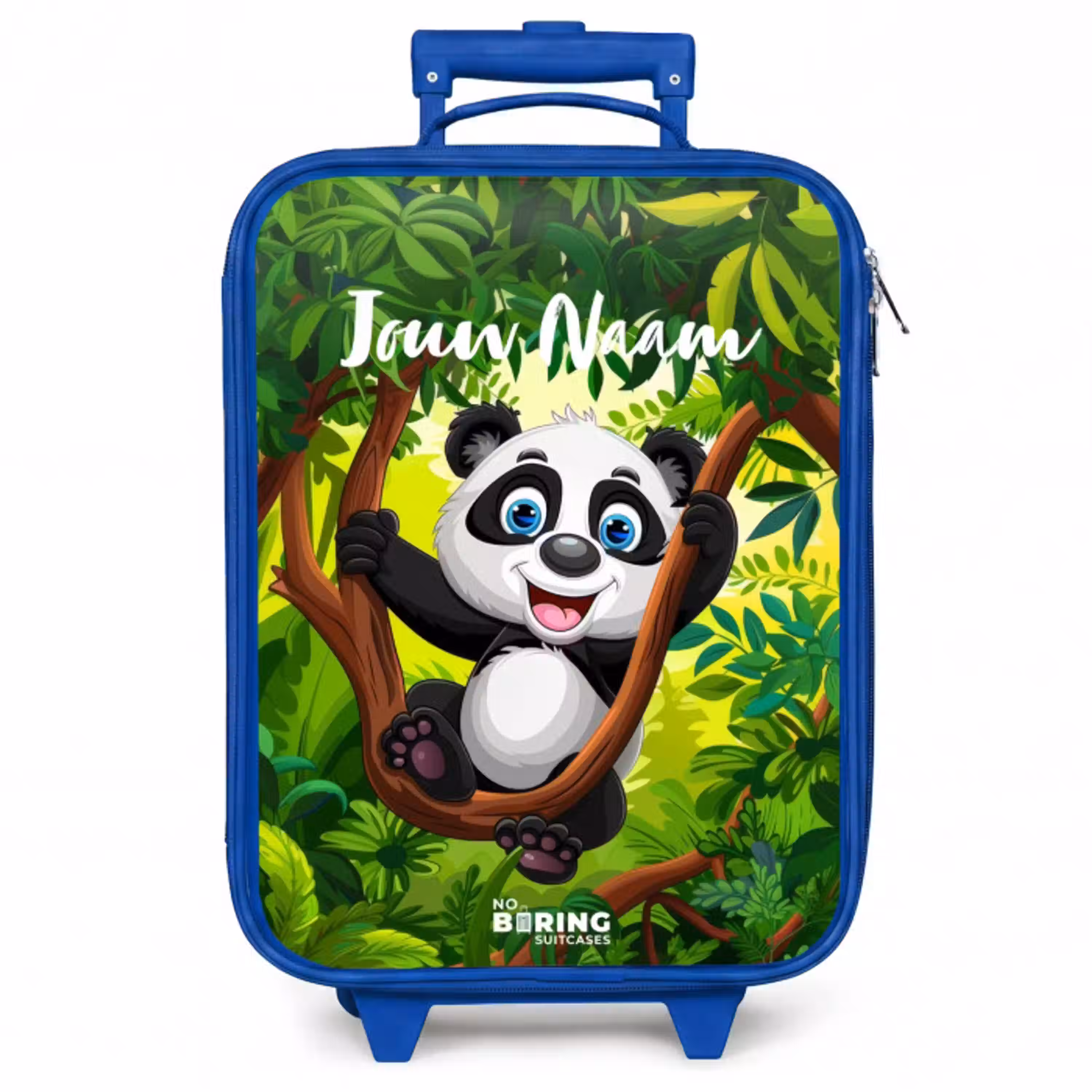 Pedro panda Kinderkoffer - Blauw klein -zzz_website3d