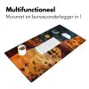 Silhouetten - Abstract - Zon - Maan Muismat XXL klein -sfeer4