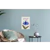 Korenbloem - Valentijn - Bloem - Blauw Muursticker klein -plant