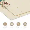Kerst - Poinsettia - Omlijsting - Kleurrijk poster papier klein -closeup_NL