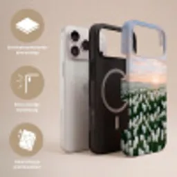 Tulpen - Landschap - Wit Toughcase MagSafe Apple iPhone 17 Pro Max klein -USP_Lagen_NL