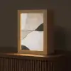 Contourlijnen - Abstracte landschap Light Box met kabel (Tafellamp) klein -z3d_website