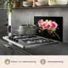Orchidee - Graffiti - Kleurrijk - Bloemen - Abstract keuken achterwand spatscherm klein -usp_NL