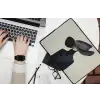Zwart - Vrouw - Hoed laptophoes neopreen klein -bureau