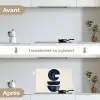 Vormen - Blauw - Abstract keuken achterwand spatscherm klein -voor_na_FR
