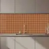 Plaid - Patroon - Vierkant - Bruin keuken achterwand 2 middel 871 zz_3dshopping