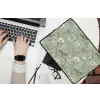 Klassiek - Botanisch - Groen laptophoes neopreen klein 279 -bureau