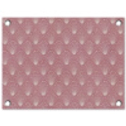 Trendy - Patroon - Roze tuinposter los doek klein 239 -3d