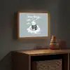 Ijsbeer - Pyjama - Wolken - Sterrenhemel Light Box met batterij (Wandlamp kind) middel -sfeer5_kind