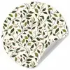 Bladeren - Bessen - Roze Wandcirkel behangsticker klein 186 -3d
