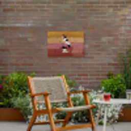 Vogels - Snavel - Abstract Tuinposter op houten frame 2 cm dik klein -sfeer3