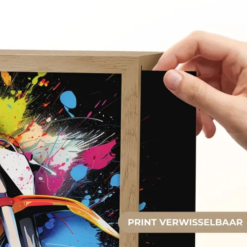 Graffiti - Sport - Motor - Motorcross Light Box met batterij (Wandlamp) middel -USP_websiteprintNL