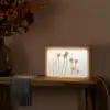 Droogbloemen - Natuur - Botanisch Light Box met kabel (Tafellamp) klein -sfeer4