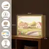 Schapen - Huisje - Platteland Light Box met batterij (Wandlamp) middel -USP_websiteoverzichtNL