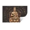 Boeddha - Mantra - Meditatie - Spiritueel - Koper Muursticker klein -3d