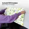 Patroon - Groen - Eieren Inductie beschemer met haakjes klein -ky-ophangen-nl