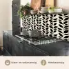 Botanisch - Dessin - Zwart - Beige keuken achterwand 2 middel 871 -usp_NL