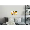 Vos - Oranje - Abstract - Driehoeken Muursticker klein -slaapkamer