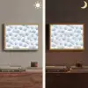 Waaier - Modern - Blauw Light Box met batterij (Wandlamp) middel 907 -sfeer3