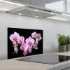 Orchidee - Bloemen - Roze - Flora keuken achterwand spatscherm klein -3d_schuin