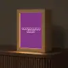 You're doing great - Paars - Bubble letters Light Box met kabel (Tafellamp) klein -z3d_website