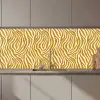 Zebra - Klassiek - Oker - Geel keuken achterwand 2 middel 871 zz_3dshopping