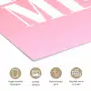 Home - Letters - Groot - Roze poster papier klein -closeup_NL
