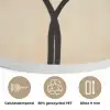 Bladeren - Gestreept - Stengel - Beige Akoestische PET Vilt - Rond klein -closeup_NL