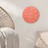 Water - Druppels - Roze Wandcirkel kunststof plaat 5mm dik klein -sfeer5