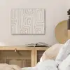 Decoratief - Labyrint - Beige PET vilt klein -sfeer3