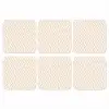 Beige - Zigzag - Patroon onderzetter kurk middel 366 -3d