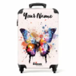 Vlinderexplosie NBS - Handbagage koffer - Kinderen Unisex middel -productfoto_recht