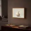 Knoflook - Natuurlijk - Beige Light Box met batterij (Wandlamp) middel -sfeer1