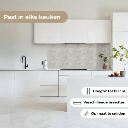 Grijs - Beton - Industrieel keuken achterwand 2 middel 871 -sfeer4_NL