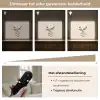Bloem - Wit - Vaas - Quote Light Box met batterij (Wandlamp) middel -USP_dimbaarNL