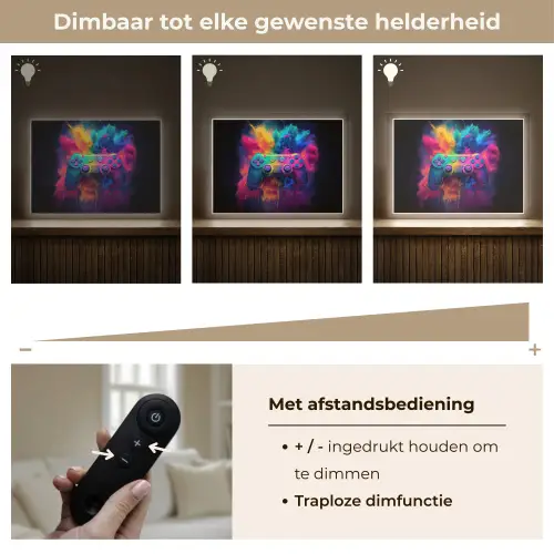 Controller - Neon - Explosie - Kleurrijk Light Box met batterij (Wandlamp kind) middel -USP_dimbaarNL
