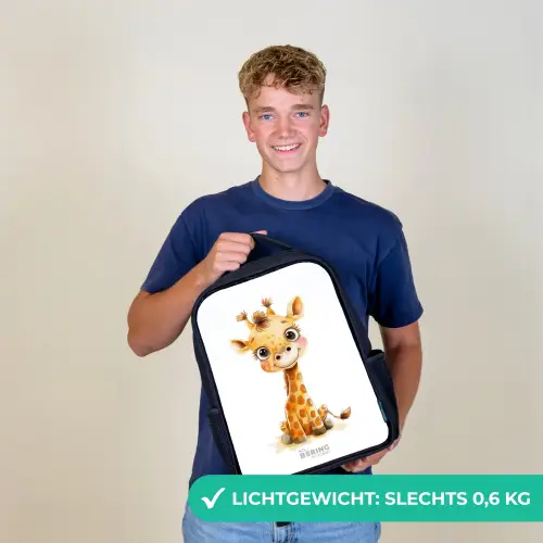 Baby giraffe Rugzak - Zwart middel -sfeer7_NL