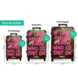 Klassiek - Humor - Roze NBS - Handbagage koffer - Volwassenen Unisex middel zzzzzzVergelijking_3NL