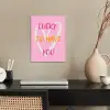 Lucky - Love - Valentijn - Roze poster papier klein -sfeer1