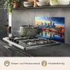 Zonsondergang Frankfurt - Stad - Skyline - Water keuken achterwand spatscherm klein -usp_DE